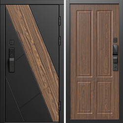 Входная дверь Termo-Door Смарт Нова - Без серии Орех стандарт