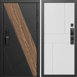 Входная дверь Termo-Door Смарт Нова - Горизонт белый