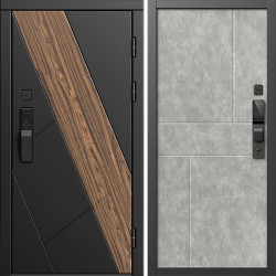 Входная дверь Termo-Door Смарт Нова - Горизонт бетон светлый