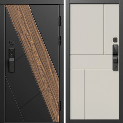 Входная дверь Termo-Door Смарт Нова - Горизонт Слоновая кость