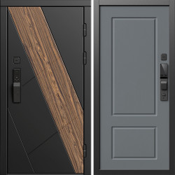 Входная дверь Termo-Door Смарт Нова - Марсель Grey софт