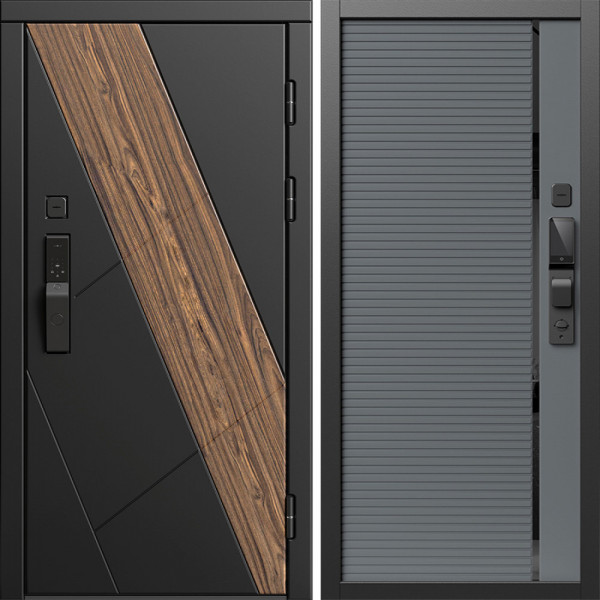 Входная дверь Termo-Door Смарт Нова - Порте Grey софт