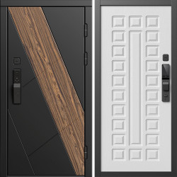 Входная дверь Termo-Door Смарт Нова - Престиж белое дерево