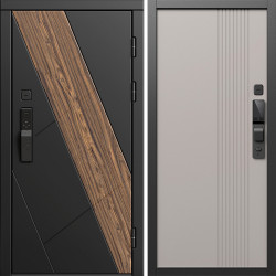Входная дверь Termo-Door Смарт Нова - Страйп Капучино