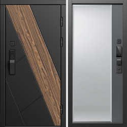 Входная дверь Termo-Door Смарт Нова - Зеркало Фацет Grey софт