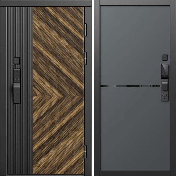 Входная дверь Termo-Door Смарт Олимп - Нео Графит