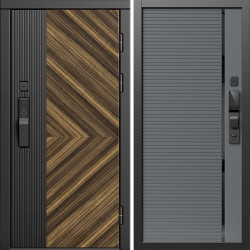 Входная дверь Termo-Door Смарт Олимп - Порте Grey софт