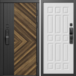Входная дверь Termo-Door Смарт Олимп - Спарта белое дерево