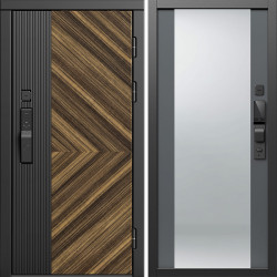 Входная дверь Termo-Door Смарт Олимп - Зеркало Grey Софт