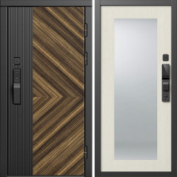 Входная дверь Termo-Door Смарт Олимп - Зеркало Триумф лиственница
