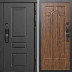 Входная дверь Termo-Door Смарт Орегон Блэк - Арка дуб
