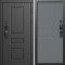 Входная дверь Termo-Door Смарт Орегон Блэк - Горизонт Grey софт