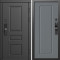 Входная дверь Termo-Door Смарт Орегон Блэк - Гранд Grey софт