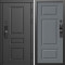 Входная дверь Termo-Door Смарт Орегон Блэк - Лион Grey софт