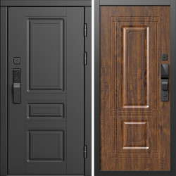 Входная дверь Termo-Door Смарт Орегон Блэк - Мадрид Дуб