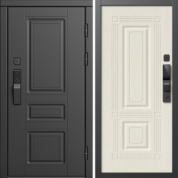 Входная дверь Termo-Door Смарт Орегон Блэк - Мадрид Лиственница