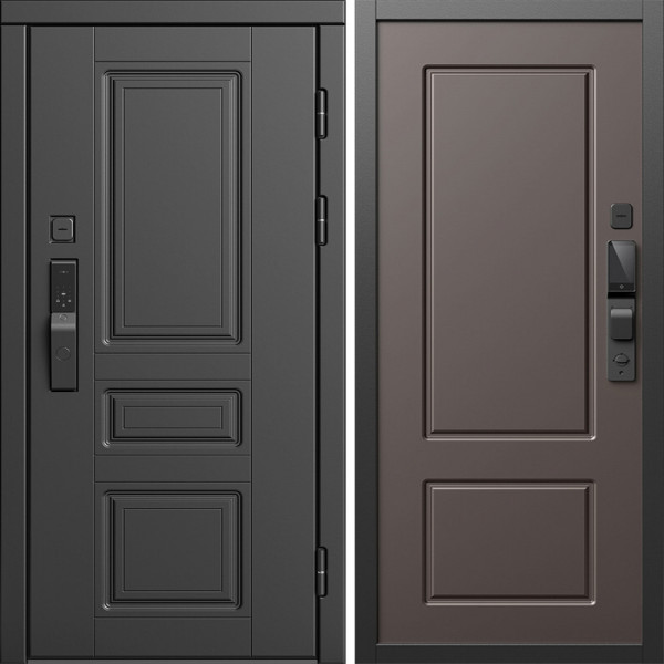 Входная дверь Termo-Door Смарт Орегон Блэк - Марсель Шоколад
