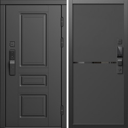 Входная дверь Termo-Door Смарт Орегон Блэк - Нео Black