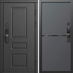 Входная дверь Termo-Door Смарт Орегон Блэк - Нео Графит