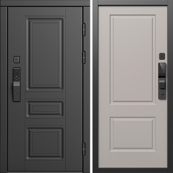 Входная дверь Termo-Door Смарт Орегон Блэк - Нео Классика Капучино