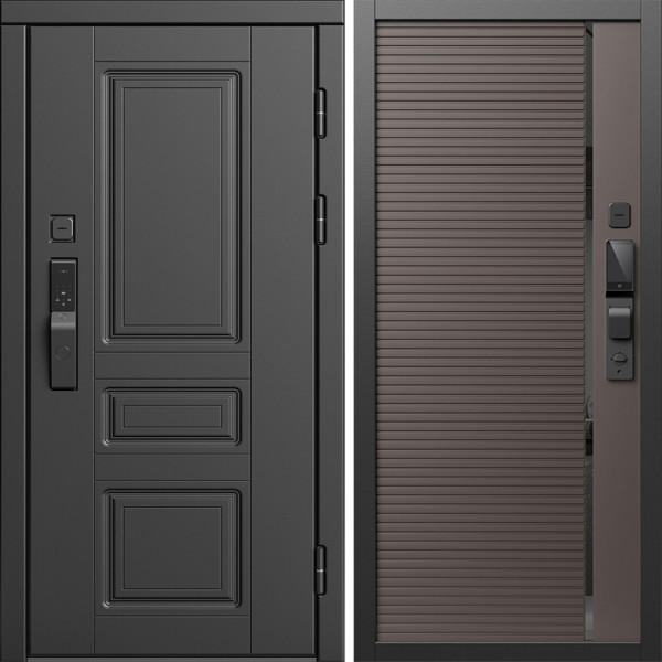 Входная дверь Termo-Door Смарт Орегон Блэк - Порте Шоколад