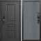 Входная дверь Termo-Door Смарт Орегон Блэк - Страйп Грей Софт