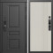 Входная дверь Termo-Door Смарт Орегон Блэк - Страйп Слоновая Кость