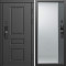 Входная дверь Termo-Door Смарт Орегон Блэк - Зеркало Фацет Grey софт