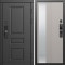 Входная дверь Termo-Door Смарт Орегон Блэк - Зеркало Люмис Капучино