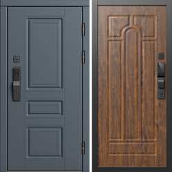 Входная дверь Termo-Door Смарт Орегон Графит - Арка дуб