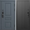 Входная дверь Termo-Door Смарт Орегон Графит - Флэт Черный кварц