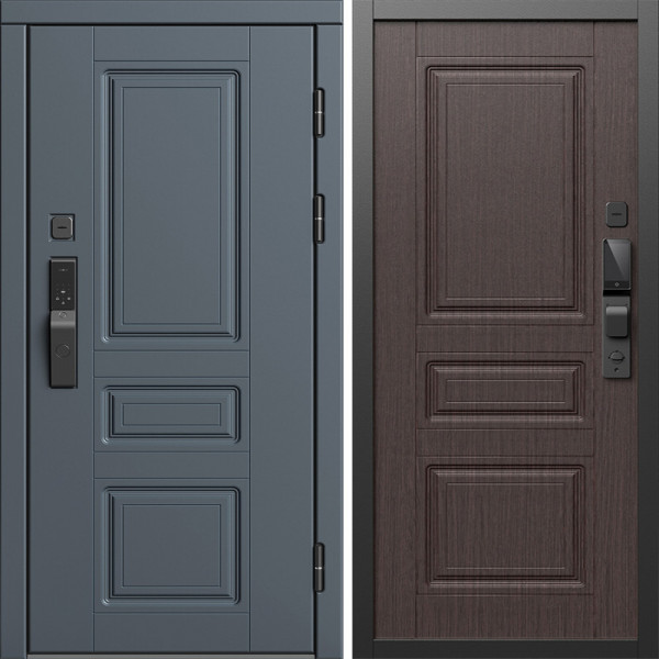 Входная дверь Termo-Door Смарт Орегон Графит - Классика венге