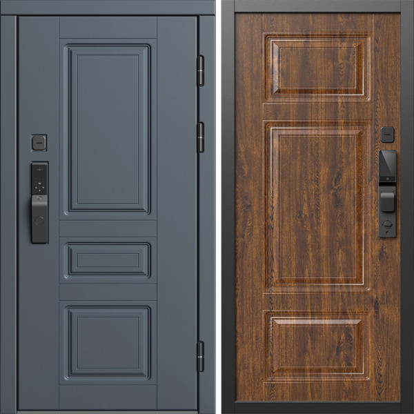 Входная дверь Termo-Door Смарт Орегон Графит - Лион Дуб