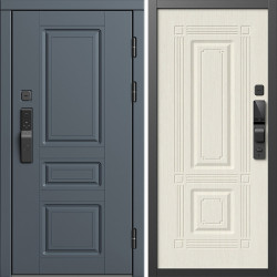 Входная дверь Termo-Door Смарт Орегон Графит - Мадрид Лиственница