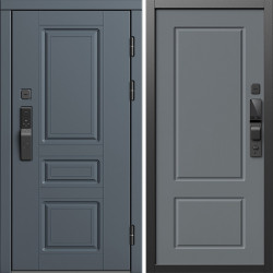 Входная дверь Termo-Door Смарт Орегон Графит - Марсель Grey софт