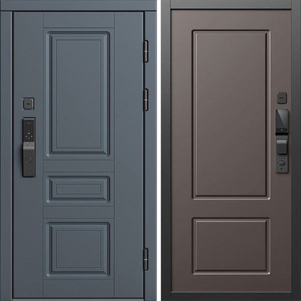 Входная дверь Termo-Door Смарт Орегон Графит - Марсель Шоколад