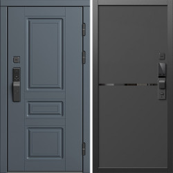 Входная дверь Termo-Door Смарт Орегон Графит - Нео Black