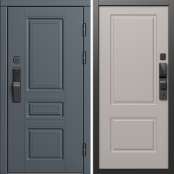 Входная дверь Termo-Door Смарт Орегон Графит - Нео Классика Капучино