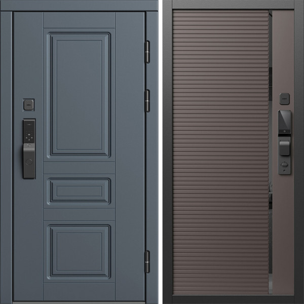 Входная дверь Termo-Door Смарт Орегон Графит - Порте Шоколад