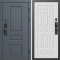 Входная дверь Termo-Door Смарт Орегон Графит - Спарта белое дерево