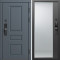 Входная дверь Termo-Door Смарт Орегон Графит - Зеркало Фацет Черный кварц