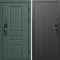 Входная дверь Termo-Door Смарт Орегон Грин - Флэт Черный кварц