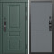 Входная дверь Termo-Door Смарт Орегон Грин - Горизонт Grey софт