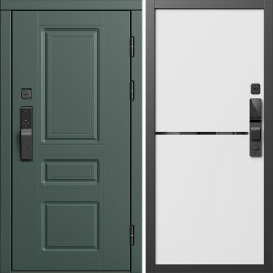 Входная дверь Termo-Door Смарт Орегон Грин - Нео White