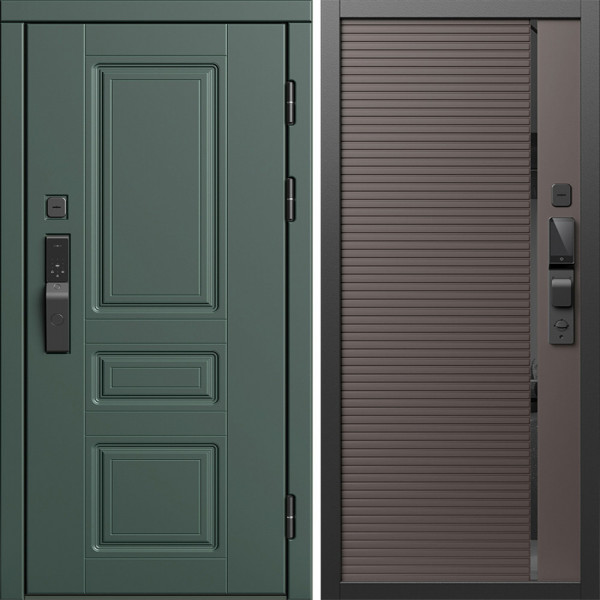 Входная дверь Termo-Door Смарт Орегон Грин - Порте Шоколад