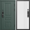 Входная дверь Termo-Door Смарт Орегон Грин - Страйп Белый Софт