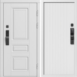 Входная дверь Termo-Door Смарт Орегон Вайт - Флэт Белый софт