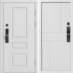 Входная дверь Termo-Door Смарт Орегон Вайт - Горизонт белый