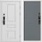 Входная дверь Termo-Door Смарт Орегон Вайт - Горизонт Grey софт