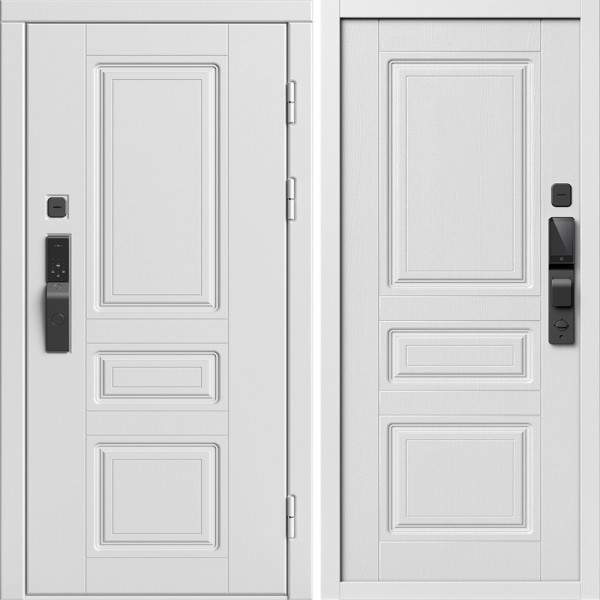Входная дверь Termo-Door Смарт Орегон Вайт - Классика белое дерево